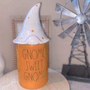 Rae Dunn Gnome Sweet Gnome candle with Gnome Topper